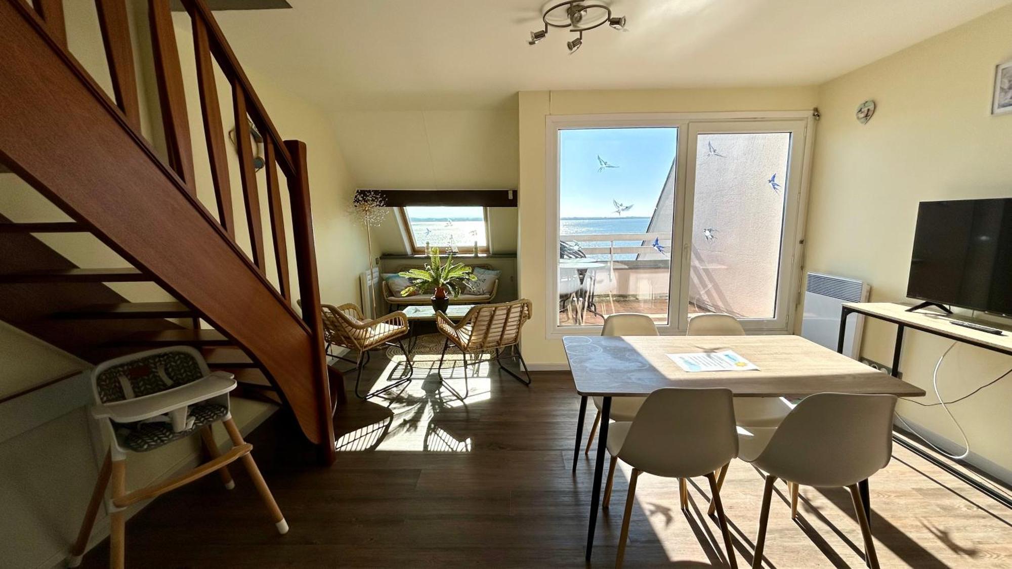Plein Sud, Appartement Vue Baie, Acces Direct Plage Le Crotoy Εξωτερικό φωτογραφία